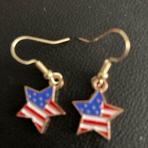 Patriotic Star Earrings